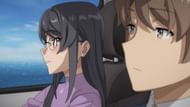 Mai and Sakuta as seen in Rascal Does Not Dream of Santa Claus (Image via CloverWorks)